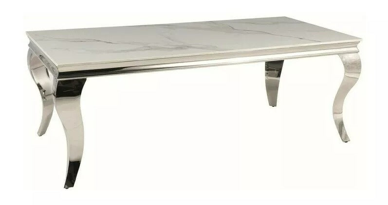 Coffee Table Prince A Ceramic | size: Length: 60cm, Width: 120cm, Height: 45cm | color: Gray | image: 0 | variant: 1018009