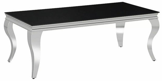 Coffee Table Prince A | size: Length: 60cm, Width: 120cm, Height: 45cm | color: Black | image: 0 | variant: 1018011