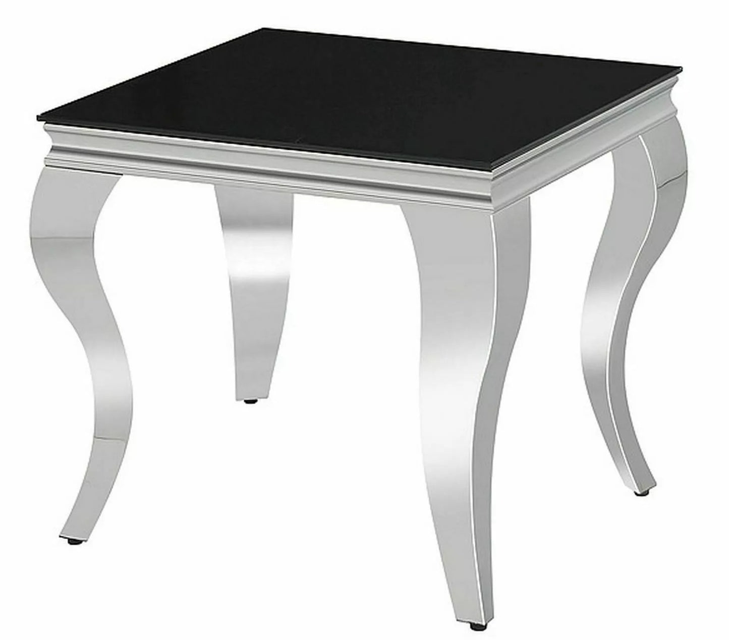 Coffee Table Prince B | size: Length: 55cm, Width: 55cm, Height: 55cm | color: Black | image: 0 | variant: 1018012