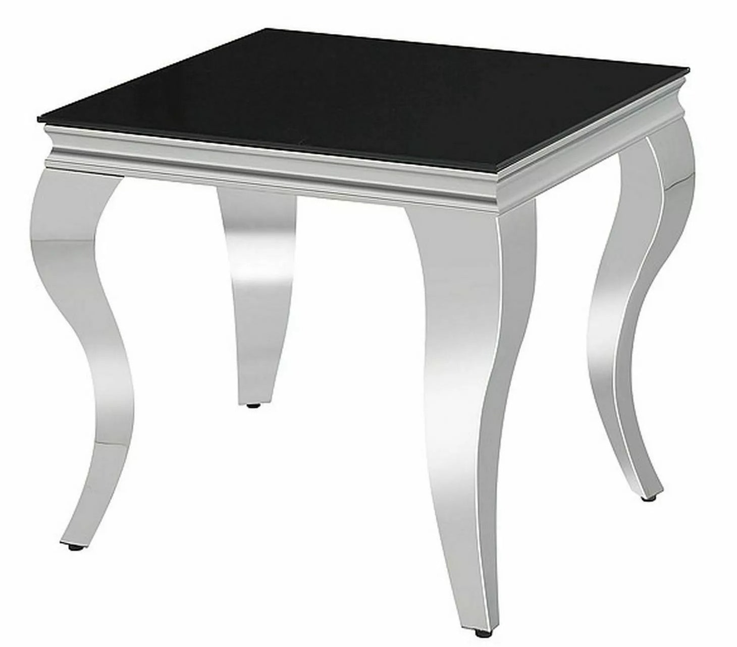 Coffee Table Prince B | size: Length: 55cm, Width: 55cm, Height: 55cm | color: Black | image: 0 | variant: 1018012