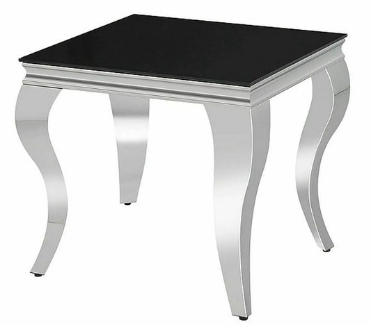 Coffee Table Prince B | size: Length: 55cm, Width: 55cm, Height: 55cm | color: Black | image: 0 | variant: 1018012