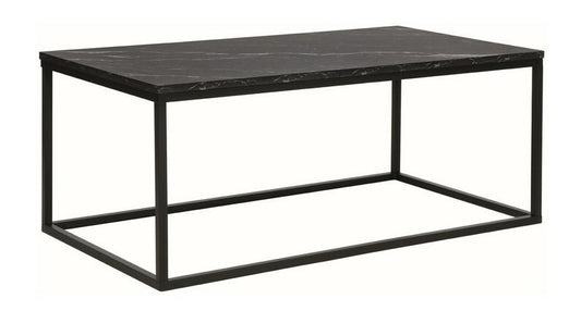 Coffee Table Rossi A | size: Length: 60cm, Width: 110cm, Height: 45cm | color: Black | image: 0 | variant: 1018013