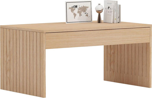 Coffee Table Sunny | size: Length: 60cm, Width: 100cm, Height: 50cm | color: Oak | image: 1 | variant: 1016759