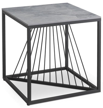 Coffee Table West Aarhus | size: Length: 55cm, Width: 55cm, Height: 55cm | color: Black/Grey | image: 1 | variant: 1007490