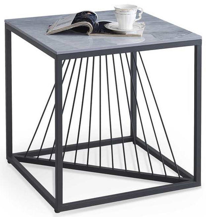 Coffee Table West Aarhus | size: Length: 55cm, Width: 55cm, Height: 55cm | color: Black/Grey | image: 4 | variant: 1007490