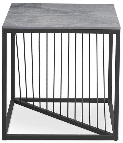 Coffee Table West Aarhus | size: Length: 55cm, Width: 55cm, Height: 55cm | color: Black/Grey | image: 5 | variant: 1007490