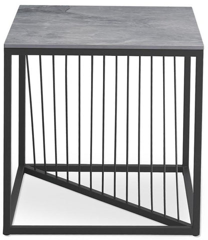 Coffee Table West Aarhus | size: Length: 55cm, Width: 55cm, Height: 55cm | color: Black/Grey | image: 5 | variant: 1007490
