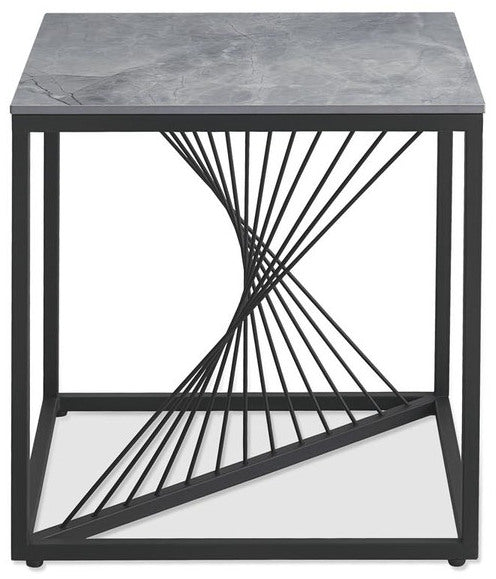 Coffee Table West Aarhus | size: Length: 55cm, Width: 55cm, Height: 55cm | color: Black/Grey | image: 6 | variant: 1007490