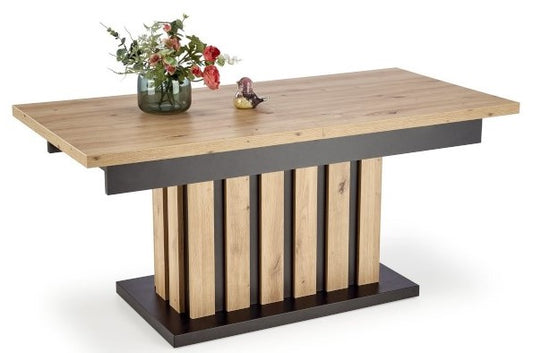 Coffee Table West Colwyn Bay | size: Length: 65cm, Width: 130cm, Height: 65cm | color: Brown/Black | image: 1 | variant: 1007382