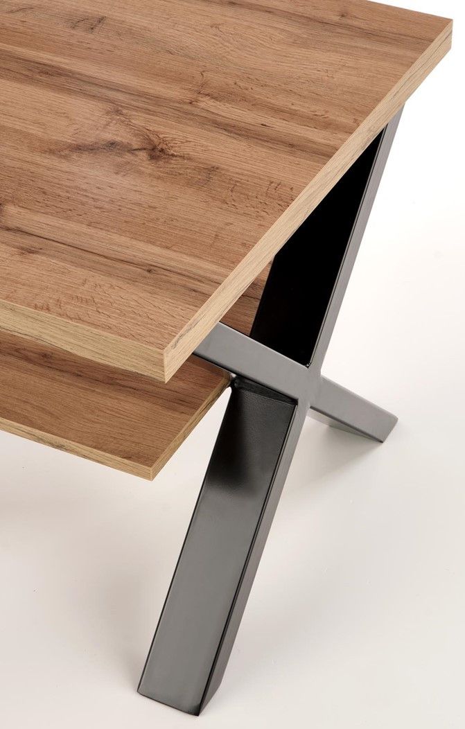 Coffee Table West Daventry | size: Length: 65cm, Width: 65cm, Height: 55cm | color: Brown/Black | image: 5 | variant: 1007145