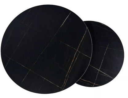 Coffee Table West Melbourne | size: Length: 80cm, Width: 80cm, Height: 42cm, Diameter: 80cm | color: Black | image: 3 | variant: 1008022