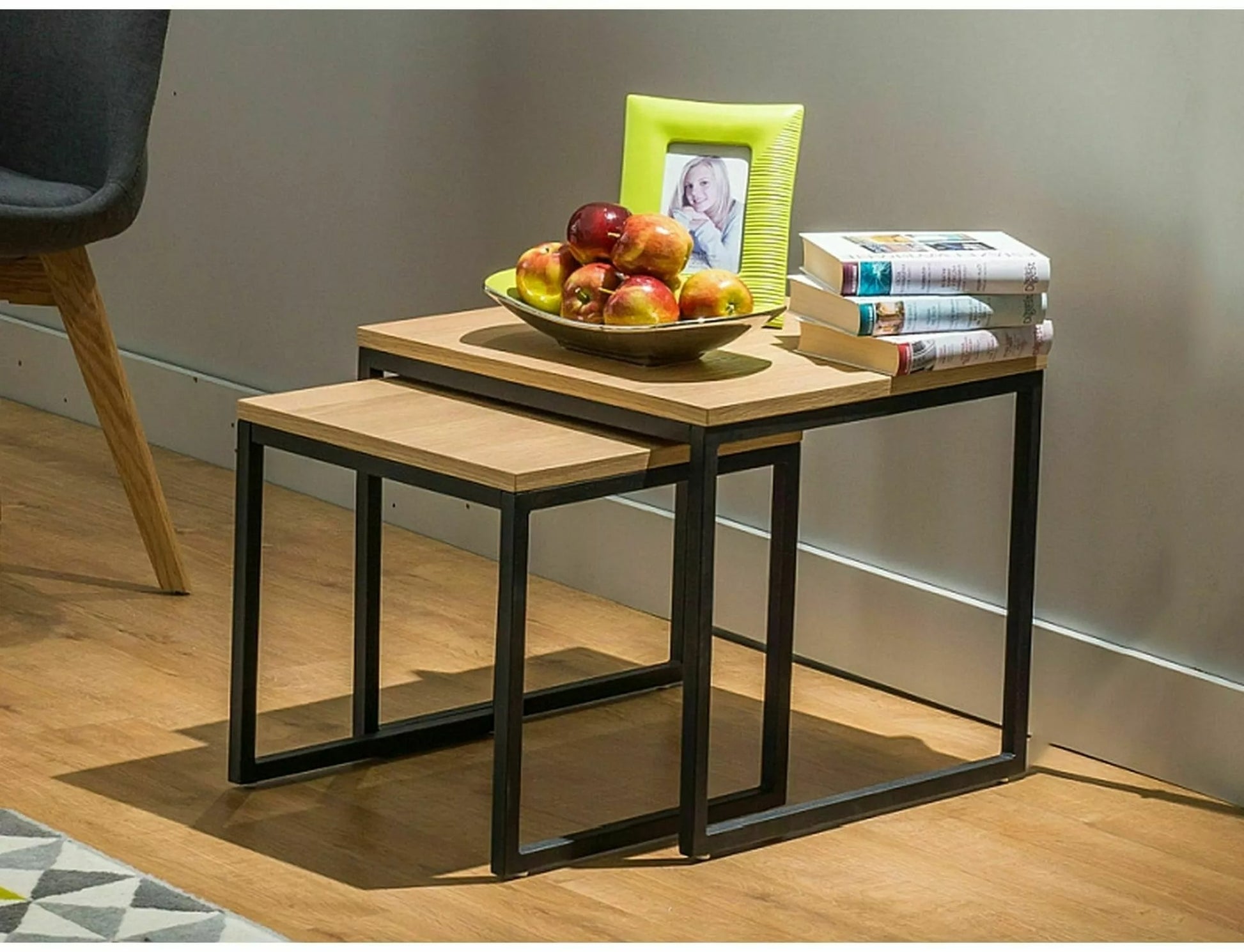 Coffee Table West New Delhi | size: Length: 50cm, Width: 50cm, Height: 45cm | color: Oak | image: 1 | variant: 1008033