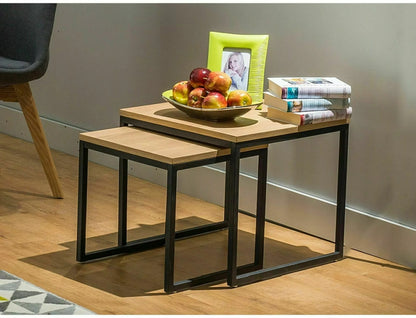 Coffee Table West New Delhi | size: Length: 50cm, Width: 50cm, Height: 45cm | color: Oak | image: 1 | variant: 1008033