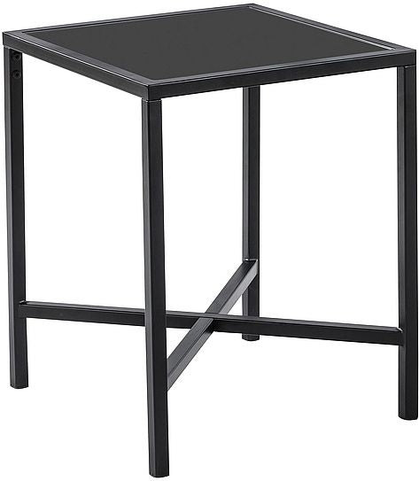 Coffee Table West Piacenza | size: Length: 40cm, Width: 40cm, Height: 50cm | color: Black | image: 0 | variant: 1007871