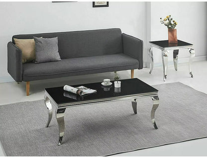 Coffee Table West San Francisco | size: Length: 60cm, Width: 120cm, Height: 45cm | color: Black | image: 1 | variant: 1008054