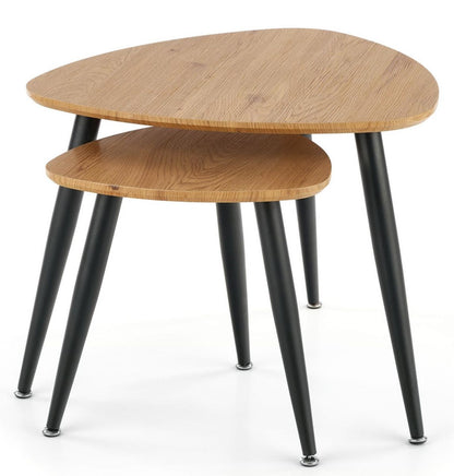 Coffee Table West Witney | size: Length: 40cm, Width: 40cm, Height: 41cm | color: Black | image: 4 | variant: 1007150