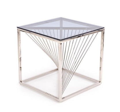Coffee Table Wigan | size: Length: 55cm, Width: 55cm, Height: 55cm | color: Silver | image: 4 | variant: 1006774