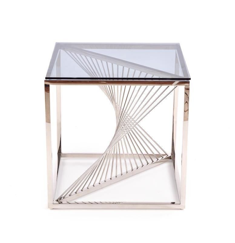 Coffee Table Wigan | size: Length: 55cm, Width: 55cm, Height: 55cm | color: Silver | image: 5 | variant: 1006774