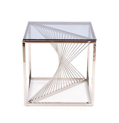 Coffee Table Wigan | size: Length: 55cm, Width: 55cm, Height: 55cm | color: Silver | image: 5 | variant: 1006774