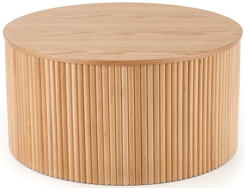 Coffee Table Woody | size: Length: 80cm, Width: 80cm, Height: 41cm, Diameter: 80cm | color: Brown | image: 1 | variant: 1016871