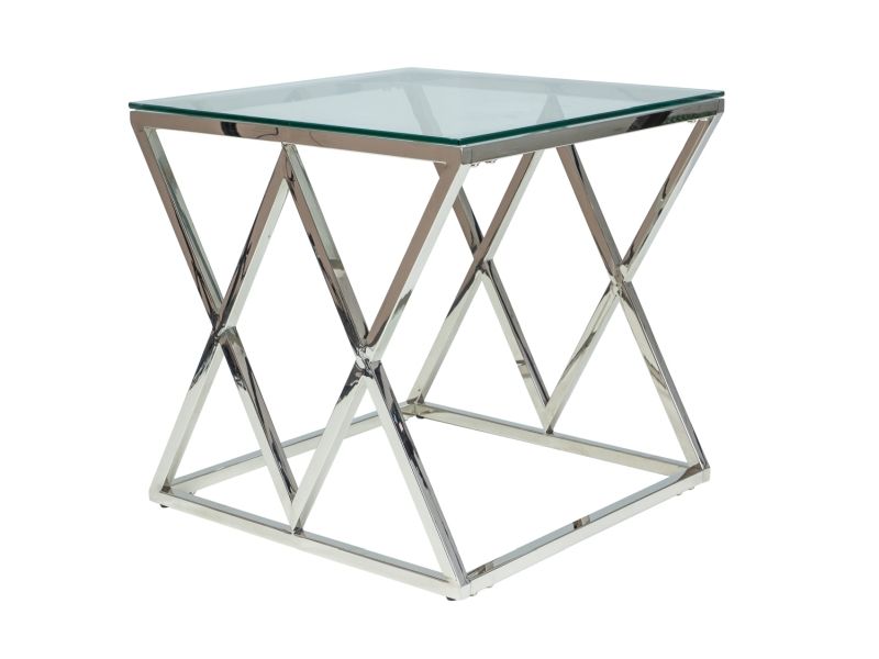 Coffee Table Zegna B | size: Length: 55cm, Width: 55cm, Height: 55cm | color: Gray | image: 1 | variant: 1011761