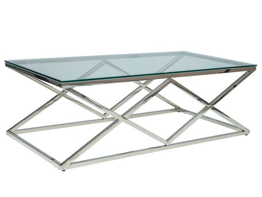 Coffee Table Zegna | size: Length: 120cm, Width: 120cm, Height: 40cm | color: Transparent | image: 0 | variant: 1011057