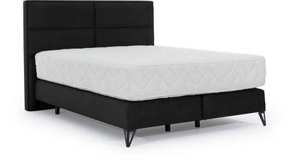Continental Double Bed Aberdeen 1 | size: Length: 215cm, Width: 160cm, Height: 130cm | color: Black | image: 0 | variant: 1013165