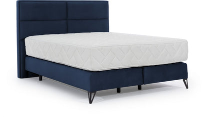 Continental Double Bed Aberdeen 1 | size: Length: 215cm, Width: 160cm, Height: 130cm | color: Blue | image: 0 | variant: 1013163