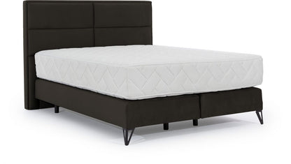 Continental Double Bed Aberdeen 1 | size: Length: 215cm, Width: 160cm, Height: 130cm | color: Brown | image: 0 | variant: 1013147