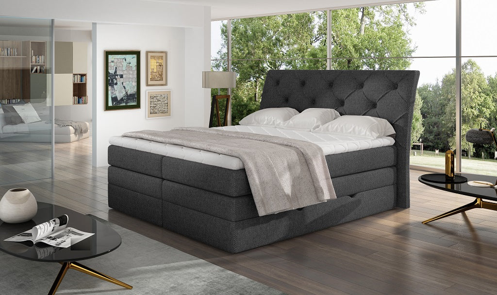 Continental Double Bed Addlestone 1 | size: Length: 215cm, Width: 178cm, Height: 120cm | color: Inari | image: 1 | variant: 1013083