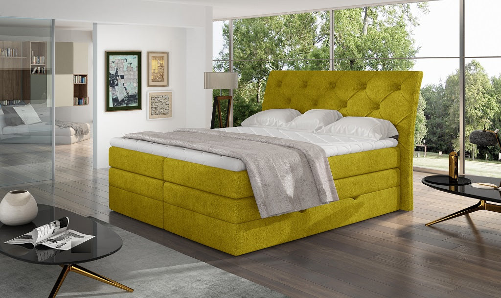 Continental Double Bed Addlestone 1 | size: Length: 215cm, Width: 178cm, Height: 120cm | color: Omega | image: 1 | variant: 1013089