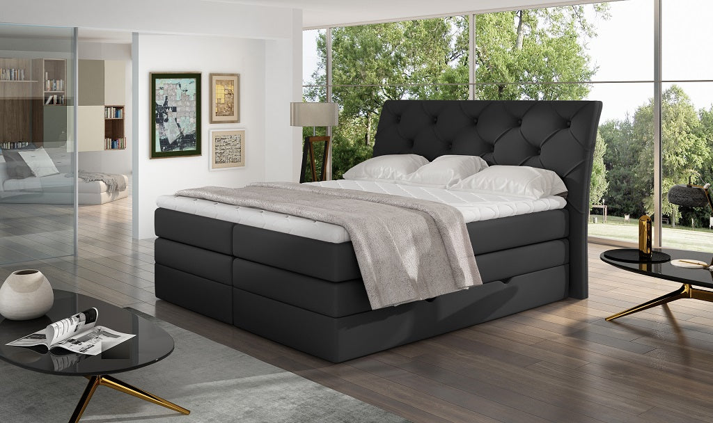 Continental Double Bed Addlestone 1 | size: Length: 215cm, Width: 178cm, Height: 120cm | color: Soft | image: 1 | variant: 1013093
