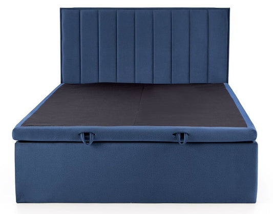 Continental Double Bed Asento | size: Length: 210cm, Width: 162cm, Height: 121cm | color: Blue | image: 0 | variant: 1010058