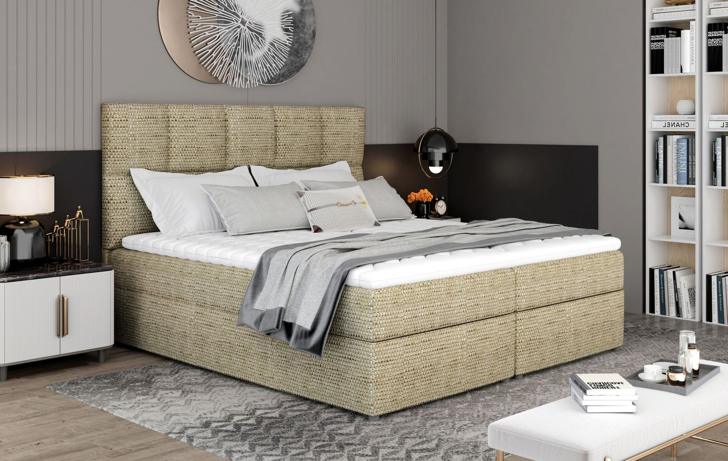 Continental Double Bed East Abercynon 1 | size: Length: 210cm, Width: 165cm, Height: 124cm | color: Berlin | image: 1 | variant: 1012742
