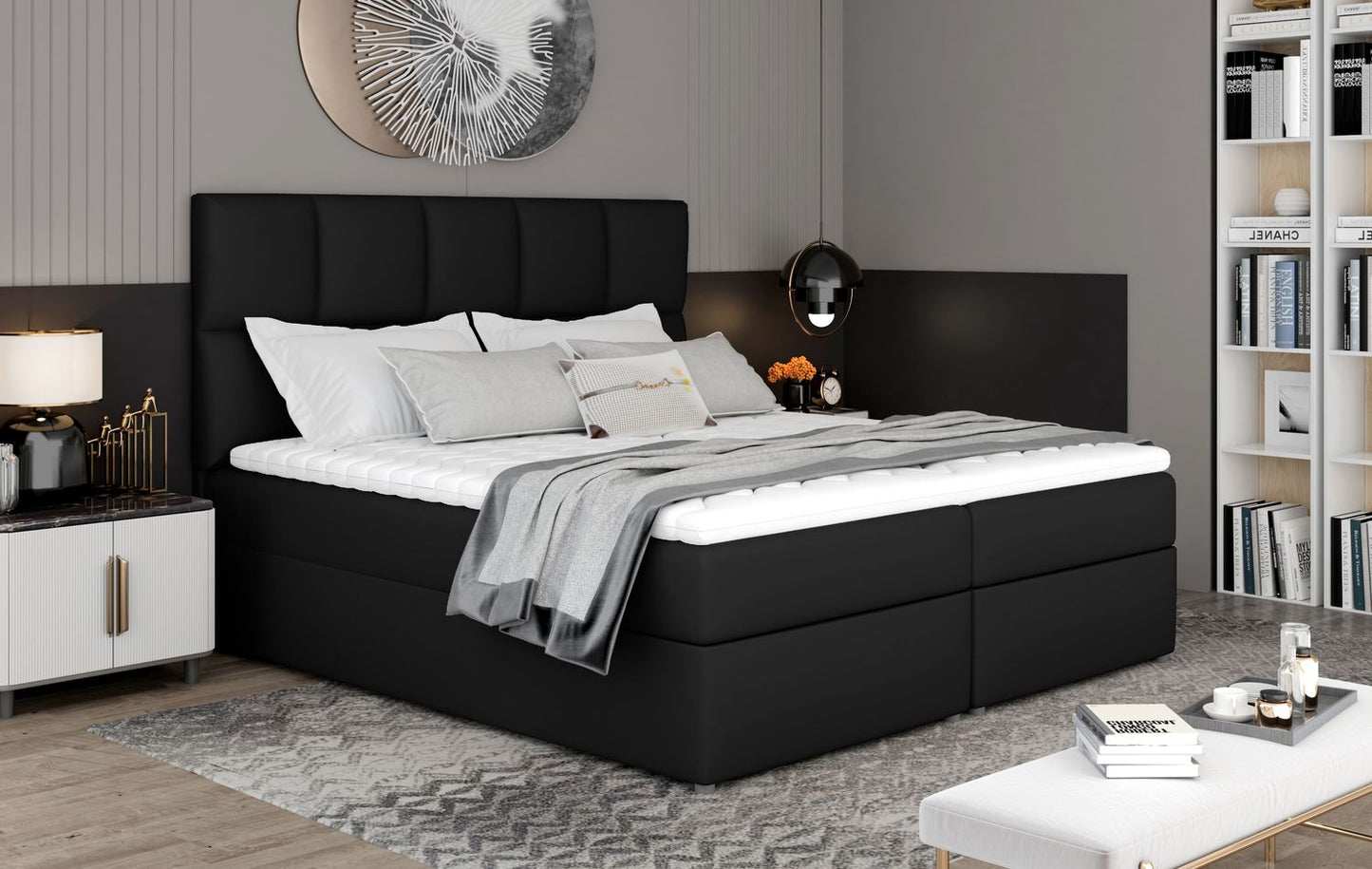 Continental Double Bed East Abercynon | size: Length: 210cm, Width: 145cm, Height: 124cm | color: Soft | image: 1 | variant: 1012737