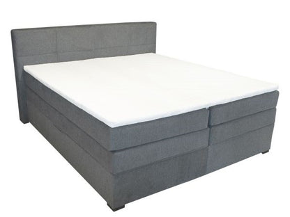Continental Double Bed East Uppsala | size: Length: 210cm, Width: 196cm, Height: 110cm | color: Gray | image: 1 | variant: 1005812