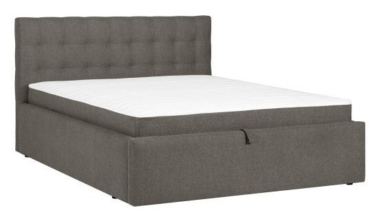 Continental Double Bed Gothenburg | size: Length: 221cm, Width: 176cm, Height: 110cm | color: Beige | image: 1 | variant: 1001776