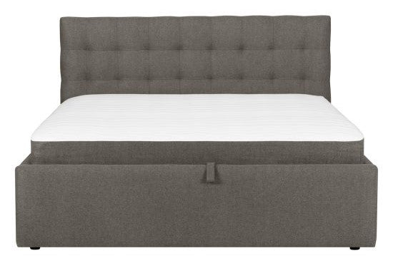 Continental Double Bed Gothenburg | size: Length: 221cm, Width: 176cm, Height: 110cm | color: Beige | image: 2 | variant: 1001776