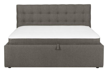 Continental Double Bed Gothenburg | size: Length: 221cm, Width: 176cm, Height: 110cm | color: Beige | image: 2 | variant: 1001776