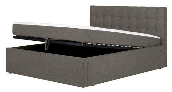 Continental Double Bed Gothenburg | size: Length: 221cm, Width: 176cm, Height: 110cm | color: Beige | image: 3 | variant: 1001776