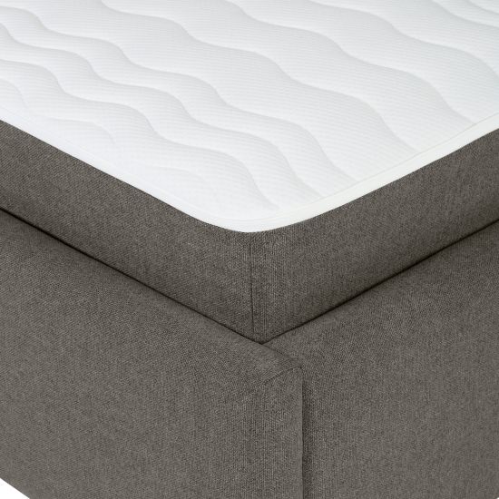 Continental Double Bed Gothenburg | size: Length: 221cm, Width: 176cm, Height: 110cm | color: Beige | image: 6 | variant: 1001776