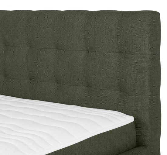 Continental Double Bed Gothenburg | size: Length: 221cm, Width: 176cm, Height: 110cm | color: Green | image: 5 | variant: 1001777
