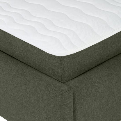 Continental Double Bed Gothenburg | size: Length: 221cm, Width: 176cm, Height: 110cm | color: Green | image: 6 | variant: 1001777