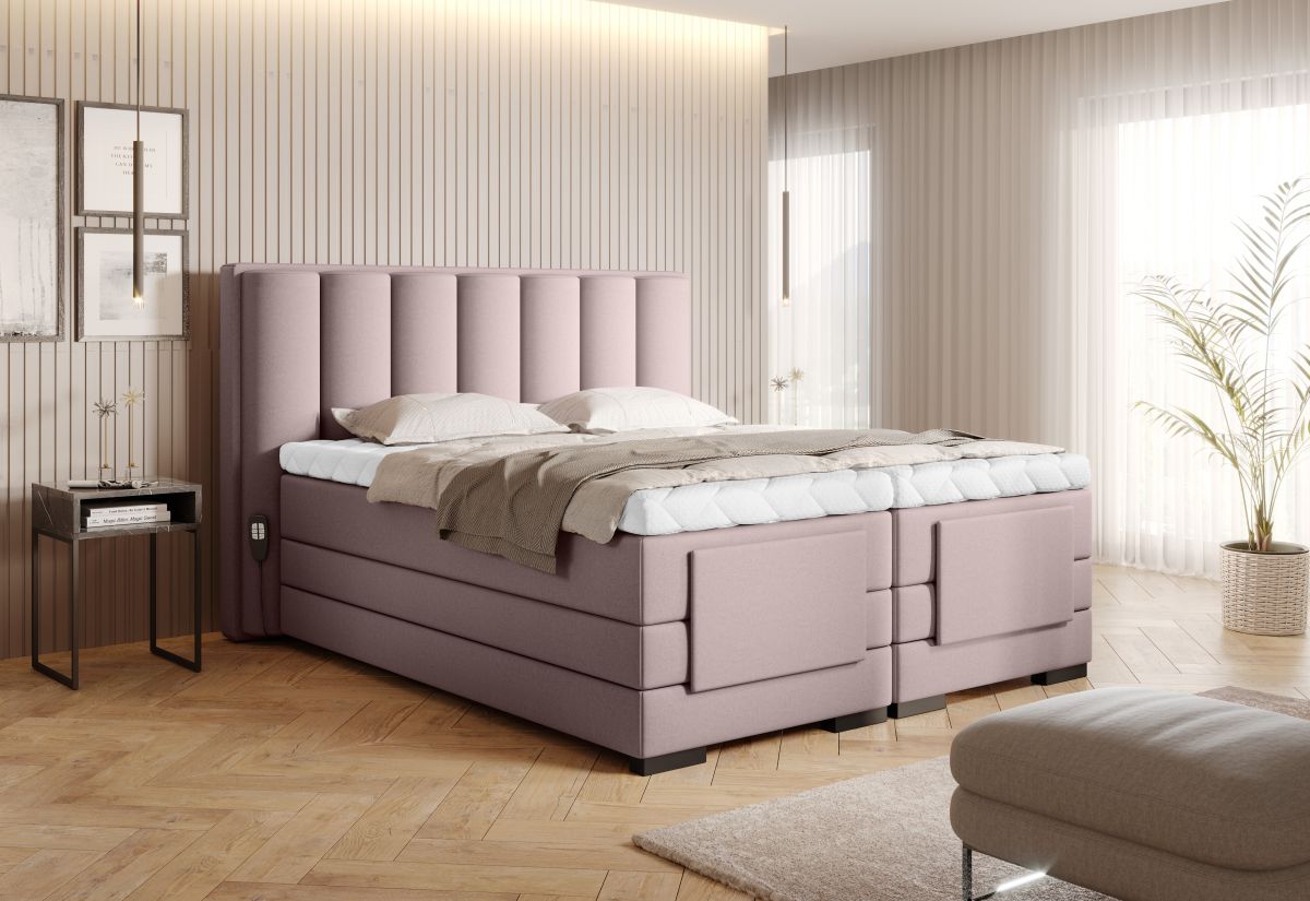Continental Double Bed Kirkwall 1 | size: Length: 217cm, Width: 178cm, Height: 130cm | color: Gojo | image: 2 | variant: 1013330