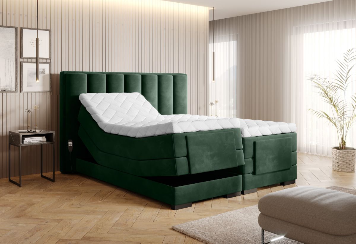 Continental Double Bed Kirkwall 1 | size: Length: 217cm, Width: 178cm, Height: 130cm | color: Loco | image: 1 | variant: 1013317