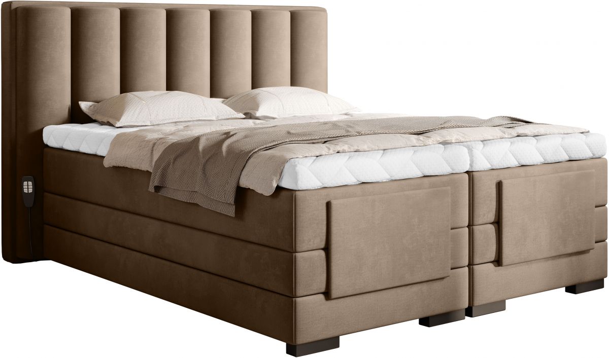 Continental Double Bed Kirkwall 1 | size: Length: 217cm, Width: 178cm, Height: 130cm | color: Nube | image: 0 | variant: 1013311