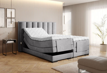 Continental Double Bed Kirkwall 1 | size: Length: 217cm, Width: 178cm, Height: 130cm | color: Nube | image: 1 | variant: 1013293