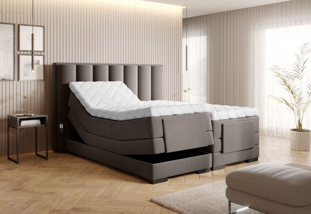 Continental Double Bed Kirkwall 1 | size: Length: 217cm, Width: 178cm, Height: 130cm | color: Savoi | image: 1 | variant: 1013307