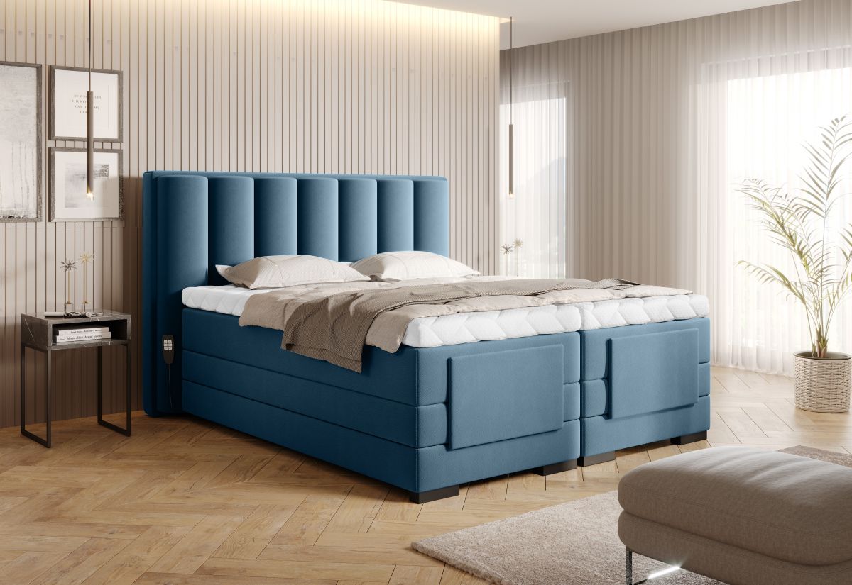 Continental Double Bed Kirkwall 1 | size: Length: 217cm, Width: 178cm, Height: 130cm | color: Savoi | image: 2 | variant: 1013320