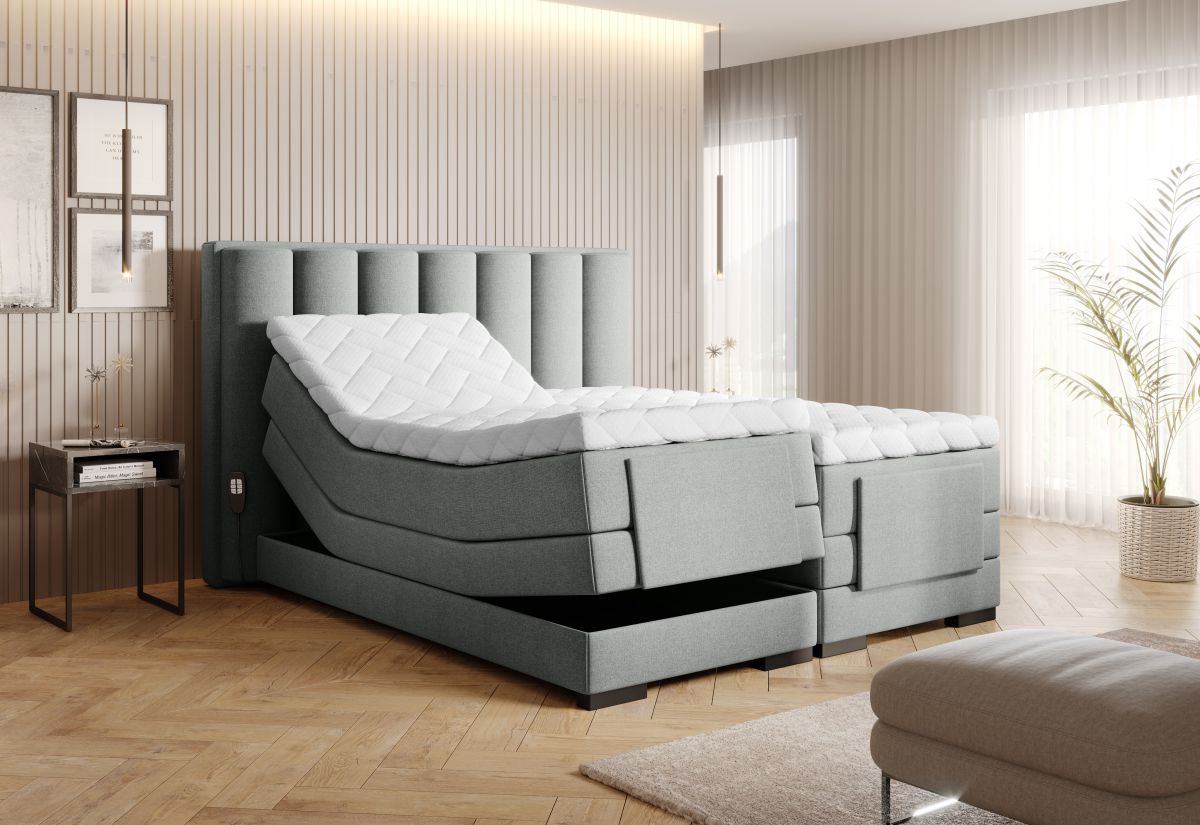 Continental Double Bed Kirkwall 1 | size: Length: 217cm, Width: 178cm, Height: 130cm | color: Velvetmat | image: 1 | variant: 1013300